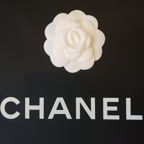 Chanel Shopping Bag w/Camellia Flower - Picture 2 of 4